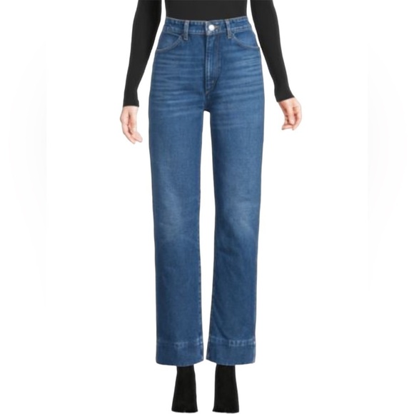 RE/DONE 70s Cigarette Jean Whiskering High Rise Size 26 New Without Tag - Picture 1 of 13